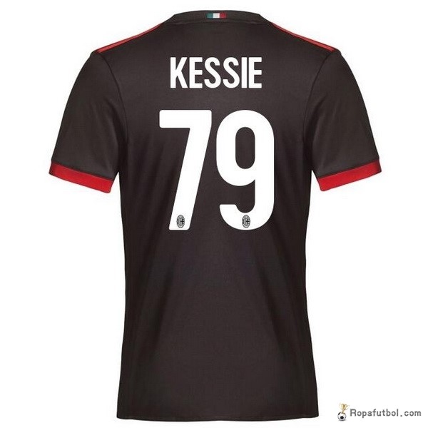 Camiseta AC Milan Replica Tercera Ropa Kessie 2017/18